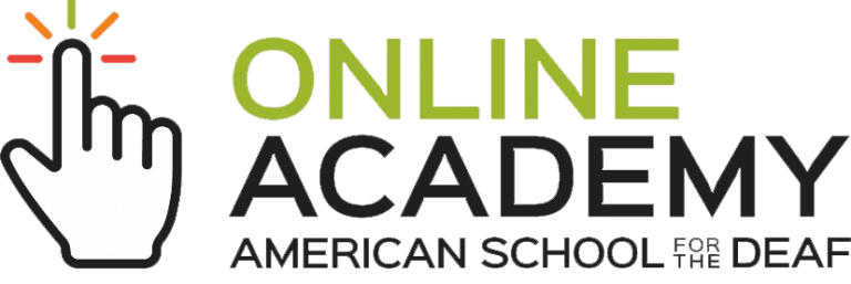 American School for the Deaf Online Academy ASD Logo