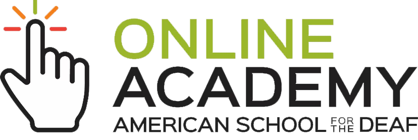 American School for the Deaf Online Academy ASD Logo