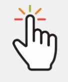 ASL Logo hand with light beams around the pointer finger